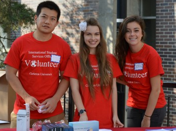 student volunteers